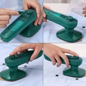 Portable Mini Steam Iron – Foldable Travel Iron for Clothes | Lightweight Handheld Garment Iron