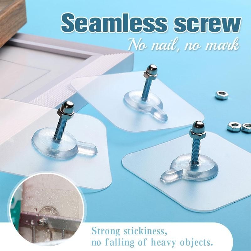 Premium Transparent Adhesive Wall Hooks