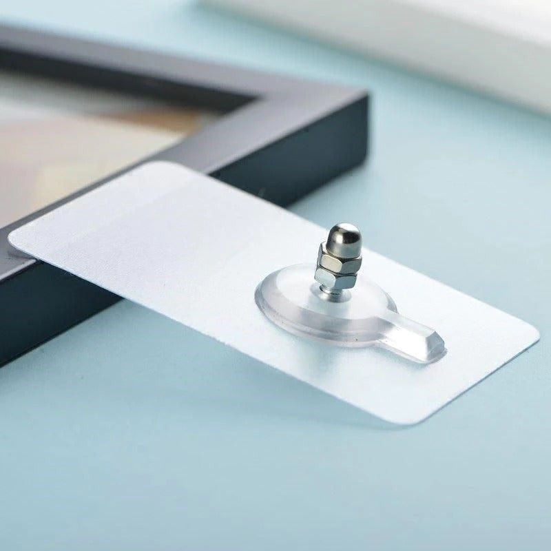 Premium Transparent Adhesive Wall Hooks